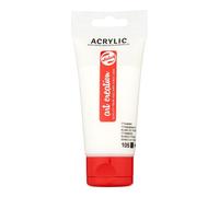 Talens 3511105m pintura acrílica 75 ml blanco tubo