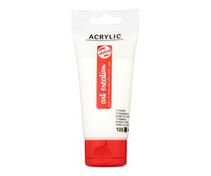 Talens 3511105m pintura acrílica 75 ml blanco tubo