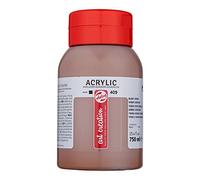 Talens Art Creation Bote de pintura acrílica - 750 ml Burnt Umber 409 - Opaca, resistente a la luz +++, de secado rápido, brillo sedoso, versátil para varias superficies