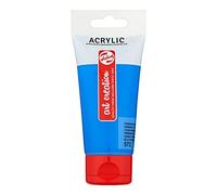 Talens Art Creation Colores acrílicos - 75 ml Cian primario 572 - Semitransparente, excelente resistencia a la luz - Secado rápido, brillo sedoso - Utilízalos en diversas superficies