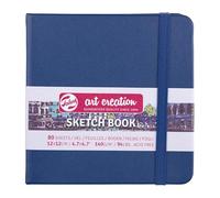 Talens Art Creation - Cuaderno de bocetos (80 hojas, 12 x 12 cm), color azul marino