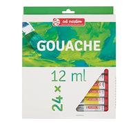 Talens Art Creation – Estuche de iniciación témpera, 24 colores (tubos 12 ml) – Pintura para adultos