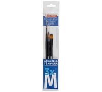 Talens art creation set 3 pinceles m (1 redondo - 1 plano - 1 lengua d
