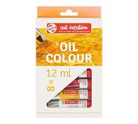 Royal Talens Set de pintura al óleo 9020108m – 8 colores (tubos 12 ml) para principiantes