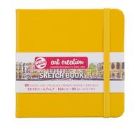 Talens Art Creation Sketchbook - Amarillo Oro - 12x12 cm - 140g - 80 hojas - Papel de dibujo sin ácido