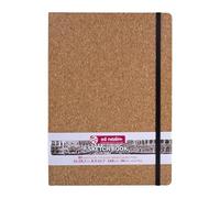 Talens Art Creation - Sketchbook Corcho 21x29,7 cm - 140 g/m² - 80 hojas - Papel sin ácido para dibujar, escribir diarios y técnicas mixtas