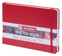 Talens Art Creation – Sketchbook Rojo 14,8x21 cm · 140 g · 80 hojas · Para lápiz, pastel y acrílico