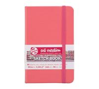 Talens Art Creation Sketchbook - Rojo coral - 9x14 cm - 140g - 80 hojas - Ideal para dibujo Diario Medios húmedos