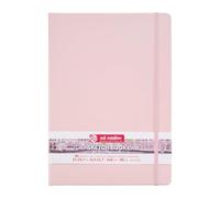 Talens Art Creation - Sketchbook Rosa Pastel 21x29.7cm - Papel sin ácido de 140g - 80 hojas - Ideal para lápiz Pastel Témpera - Encuadernación resistente para dibujo Diario