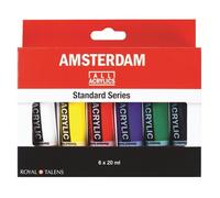 TALENS PINTURA ACRILICO AMSTERDAM ESTUCHE 6 X 20 ML AMSTERDAM 15x3x13 Cms.