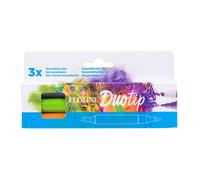 TALENS ROTULADOR ECOLINE DUOTIP ESTUCHE 3 COLORES (VIOLETA AZULADO ECOLINE