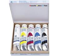 Talens Royal - Caja de pintura de gouache (5 tubos de 20 ml, colores primarios