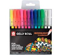 Talens sakura estuche de 12 bolígrafos gelly roll moonlight colores surtidos