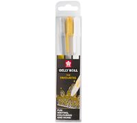 Talens sakura estuche de 3 bolígrafos gelly roll mixed oro/plata/blanco