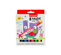 Talens - TALENS BRUYNZEEL ESTUCHE 8 ROTULADORES KIDS MÁGICOS COLORES SURTIDOS - Color no elegible 60126008