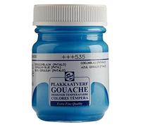 Talens Témpera Calidad Extrafina - 50 ml Azul cerúleo (ftalo) 535 - Pintura de acabado mate de alta pigmentación