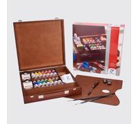 Van Gogh Set de pinturas acrílicas 22840100 caja de madera 14 x 40 ml con accesorios