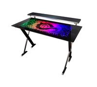 Talius Mesa Gaming Warship X1 RGB Cristal Templado 120x60 cm Negra
