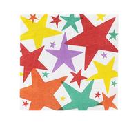 Talking Tables 20 servilletas de papel de cumpleaños con diseño de estrellas | Servilletas de almuerzo decoupage, suministros para fiestas, decoraciones de mesa desechables, productos reciclables y