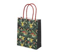 Talking Tables - 8 bolsas de regalo resistentes con temática de hongos con asas para regalos de Navidad | Envoltorio de regalo festivo de Navidad para adultos o niños | Diseño de bosque | Hecho por