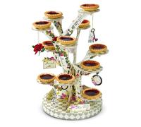 Talking Tables Alice in Wonderland Expositor de Cupcakes Centro de Mesa Mad Hatter Tea Party, Papel, Colores Variados, Altura 59 cm, 23"