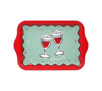 Talking Tables Bandeja pequeña de 24 cm Reutilizable para Servir Aperitivos, Tostadas, bocados, Bebidas Calientes, anfitrión Festivo de Navidad y Uso Diario