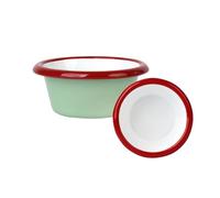 Talking Tables Enamelware - Cuenco pequeño de 8 cm para salsa de chile para preparación de Navidad, condimentos, barbacoas, salsas para compartir o fiestas, aperitivos, yogur, aperitivos de metal