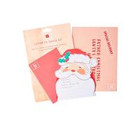 Kit de cartas navideñas a Papá Noel de Talking Tables para niños | Papel y sobres para enviar al Polo Norte con respuesta | Actividades navideñas divertidas, regalo creativo