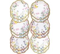 Talking Tables Tsfairy-Plate Truly Fairy Scallop Edge Plates, Multicolor