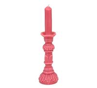 Talking Tables Vela en Forma de candelabro Rosa Escultura 3D | Decoración Interior contemporánea sin Aroma, 25 cm
