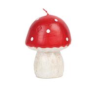 Talking Tables Vela grande en forma de hongo para mesa de Navidad, 9,5 cm, decoración de fiesta de bosque de setas rojas, decoración del hogar de otoño, té de Alicia en el país de las maravillas, tema
