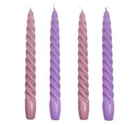 Talking Tables - Velas italianas en espiral trenzadas, ideales como regalo para el día de San Valentín, paquete de 4