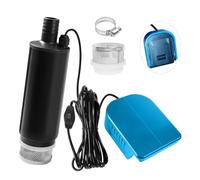 TALOEYH - Bomba de agua sumergible a batería, compatible con batería Bosch de 18V, bomba de agua portátil con caudal de 475,5 GPH, bomba de elevación de agua de 15,1 pies para vaciar piscinas, para
