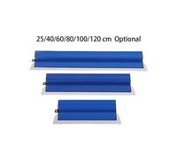 Tamaños opcionales: 25/40/60/80/100/120 cm, Espátula de acero inoxidable, Herramienta para enlucir y nivelar paredes, Cuchilla para masilla, Herramienta para acabado de paredes 60cm