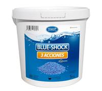 Tamar Blue-Shock Cloro Choque Accion Rapida 3 Acciones, Granulado, Recuperador Agua Piscina deteriorada, Alta solubilidad, Desinfectante, Antialgas y Clarificante 5kg