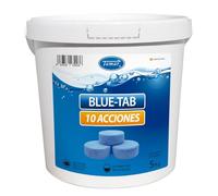 Tamar Cloro Blue-Tab 10 Acciones,Tabletas 200 gr,pastilla disolución lenta,biocida,mantenimiento agua piscina, desinfectante, abrillantador, floculante,clarificante,alguicida,regulador pH,antical 5 Kg