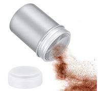 Tamiz de harina, azúcar en polvo agitador plumero con tapa de acero inoxidable de malla fina agitador en polvo latas de azúcar en polvo contenedor de azúcar en polvo agitador para la cocina