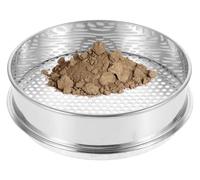 Tamiz de laboratorio estándar, Diámetro estándar de la malla el 10-60cm del tamiz 1-50m m prueba laboratorio for cocina que cuece(Diameter 25 Cm/9.8in,Mesh 13mm)