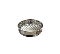Tamiz De Malla De Acero Inoxidable 304, Diámetro De Orificio De 1-50 Mm, Colador De Alimentos For Repostería, Filtro For Frutas Y Legumbres, Borde Redondo Y Liso (10 Cm, 1 Unidad)(Hole Diameter 12mm)