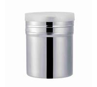 Tamiz de polvo de acero inoxidable 201 con tapa, coctelera de cocina de malla fina para azúcar, harina y cacao, disponible en tres tamaños (Petite taille)