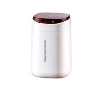 Tamiz magnético de bicarbonato de sodio y cacao en polvo | Con tapa de madera de acero inoxidable, desmontable, lavable, de malla fina, para bebidas, postres, pan, pasteles, pasteles