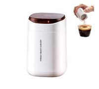 Tamiz magnético para cacao y bicarbonato de sodio | Con tapa de madera de acero inoxidable, desmontable, lavable, de malla fina, para bebidas, postres, pan, pasteles, pasteles