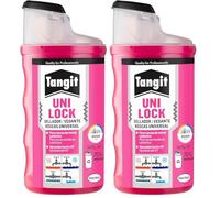 Tangit Uni-Lock, sellador universal para roscas, sellador para tuberías de plástico y metal de máx. 6 pulgadas, adhesivo universal de tuberías rígidas y flexibles, 1x80m (Paquete de 2)