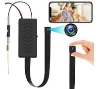 TANGMI Mini Cámara Espía WiFi 1080P HD, Micro Cámara Vigilancia Dual Band | WiFi 2.4G & 5GHz, Detección de Movimiento con Alerta App, Batería Recargable, Tarjeta SD 128GB, para Hogar y Oficina