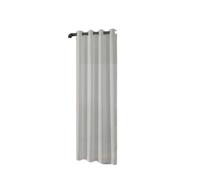 TANGSIYANG Cortina Exterior Impermeable 1 Cortina de poliéster Impermeable for Exteriores con Ojales Superiores for Patio, cenador, Porche Delantero y(Sliver,Grommet Top_W137 X H274)