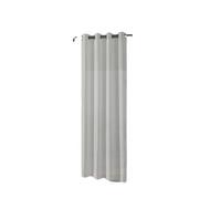TANGSIYANG Cortina Exterior Impermeable 1 Cortina de poliéster Impermeable for Exteriores con Ojales Superiores for Patio, cenador, Porche Delantero y(Sliver,Grommet Top_W137 X H213)