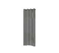 TANGSIYANG Cortina Exterior Impermeable 1 Cortina de poliéster Impermeable for Exteriores con Ojales Superiores for Patio, cenador, Porche Delantero y(Grey,Grommet Top_W137 X H213)