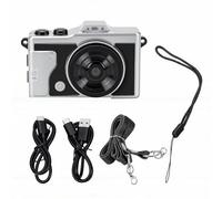 Tangxi Cámara de Llavero Digital 4K, Mini Cámara Retro HD de 48 MP con Pantalla de 1,47 Pulgadas, Uso Compartido OTG Tipo C, Detección de Rostro Antivibración, para Adolescentes (Black)