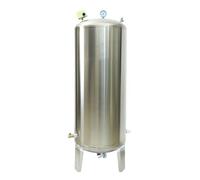 Tanque de agua presurizado de acero inoxidable 304 totalmente automático, alto volumen, tanque de vejiga de aire for bomba de pozo/sistema de agua(100L/26.4Gal)