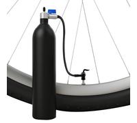 Tanque de neumáticos de vacío - avión eficiente, mini bomba deportiva | Compresor de 200 PSI resistente fuerte, herramienta de inflado portátil, accesorio de cilindro portátil para los